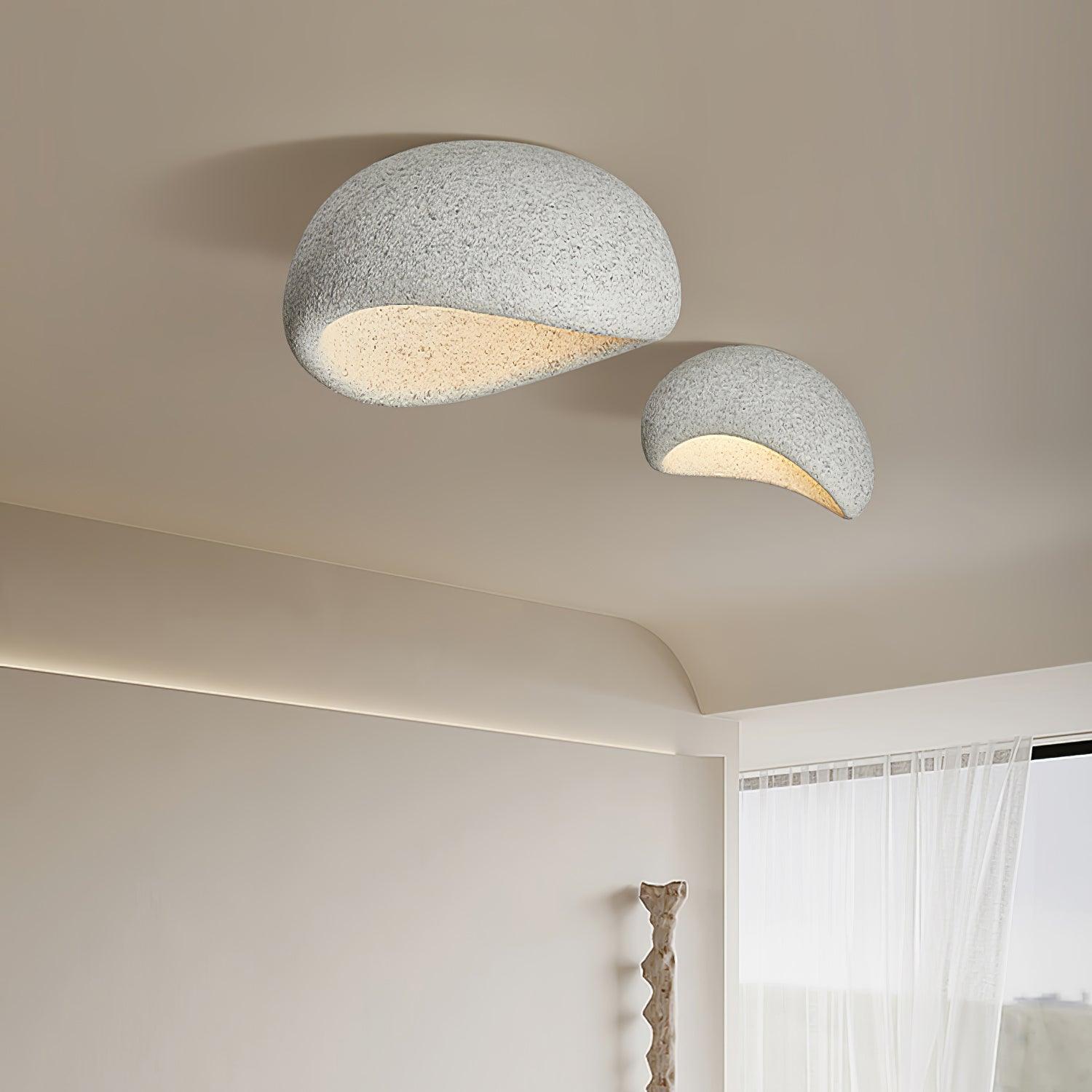 Solara Plafonnier avec Lune Japonaise Wabi-Sabi - Neutralighting