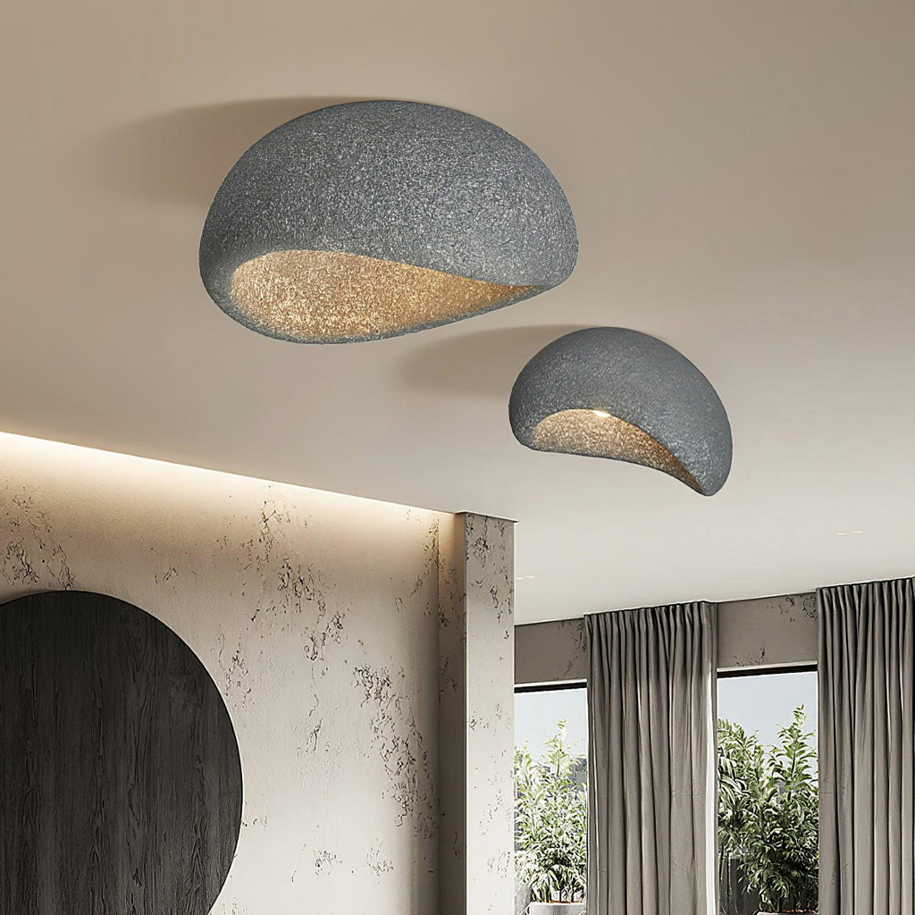 Solara Plafonnier avec Lune Japonaise Wabi-Sabi - Neutralighting