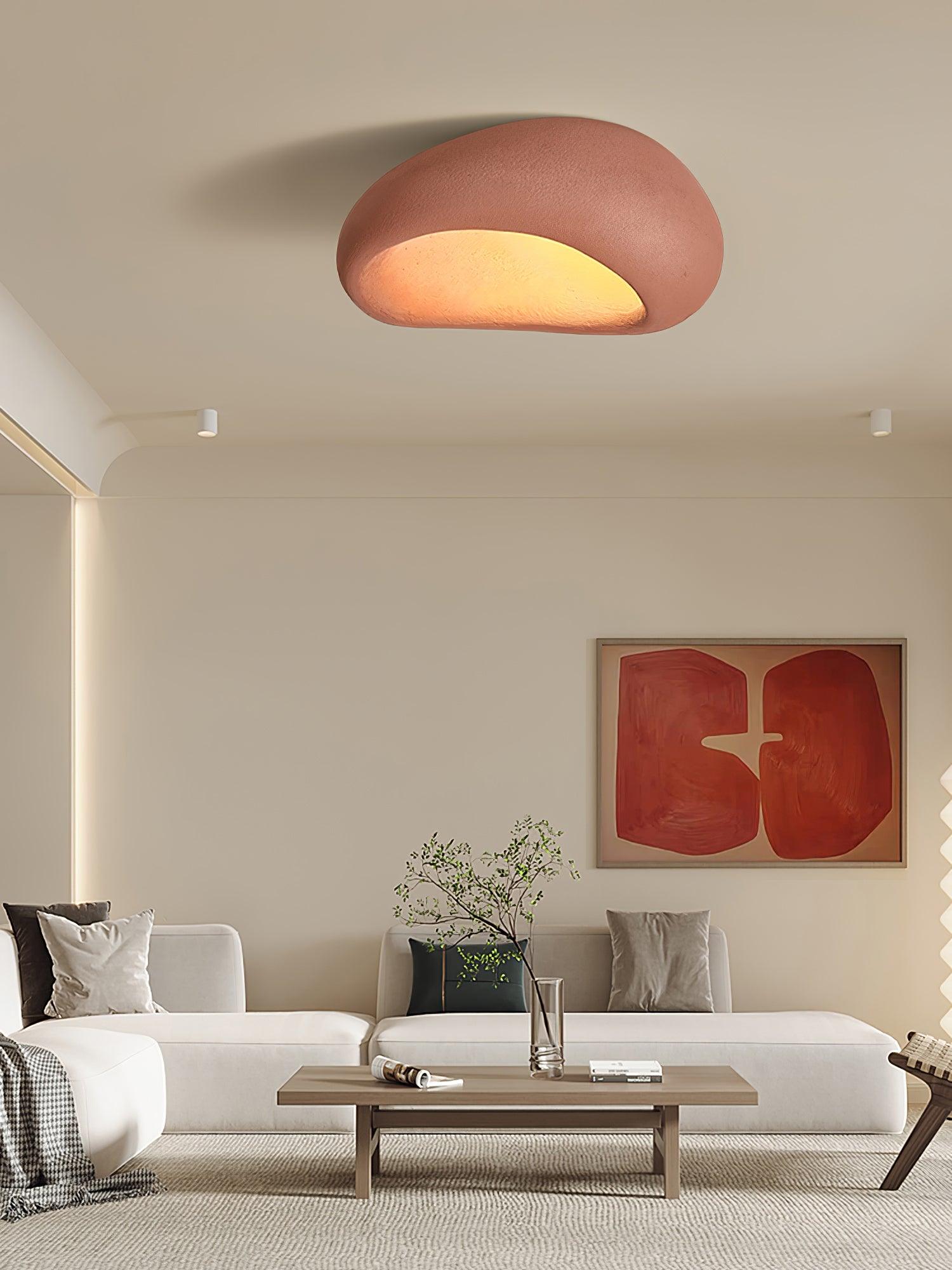 Solara Plafonnier avec Lune Japonaise Wabi-Sabi - Neutralighting