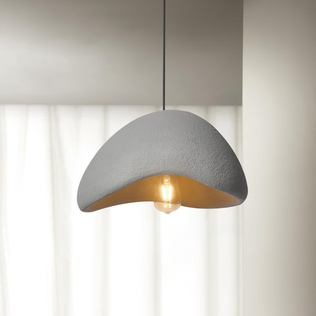 Suspension Organique Courbé Ombre Doux Texture Moderne Artistique - Neutralighting