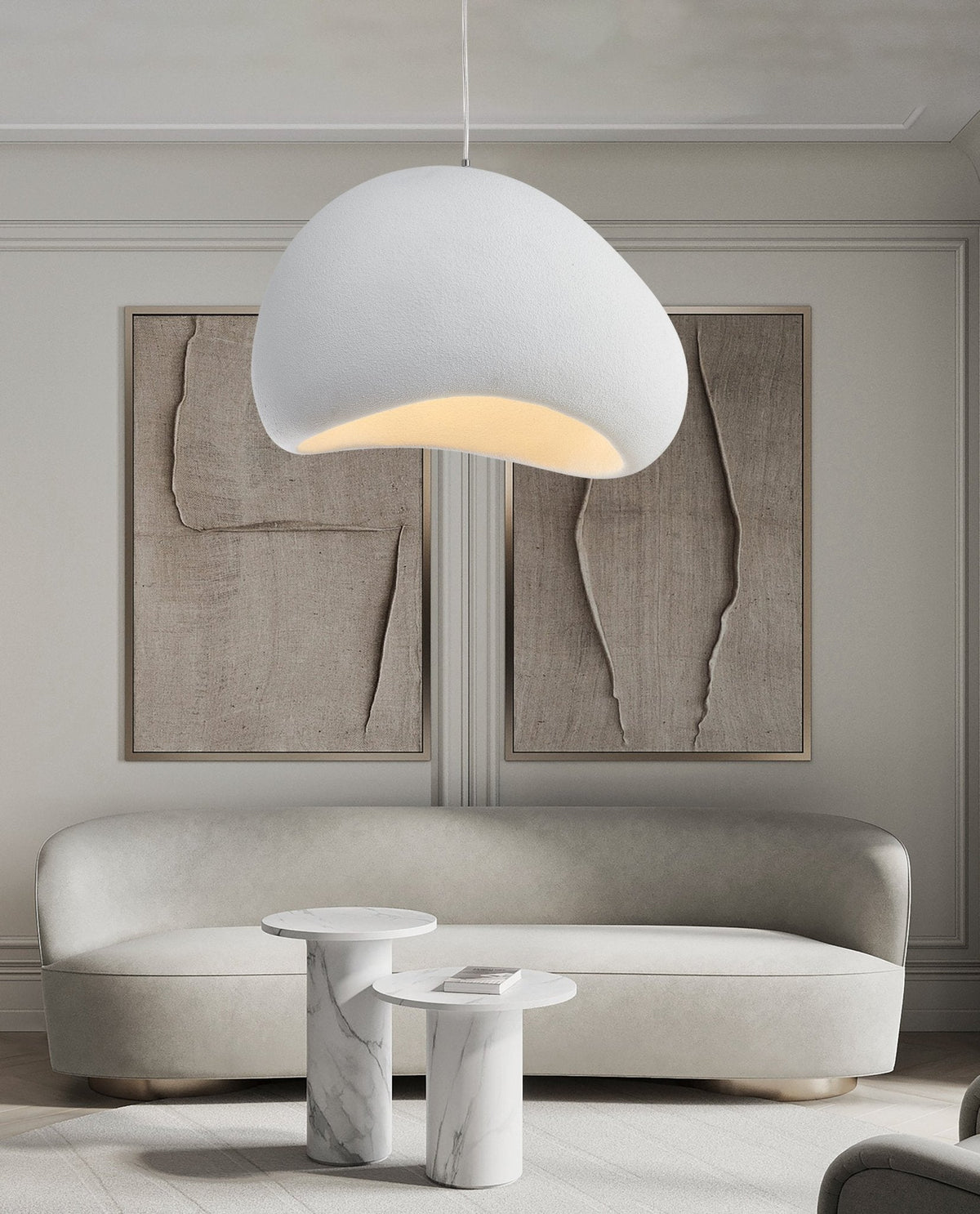 Ocara Suspension Moderne Minimaliste en Résine - Neutralighting
