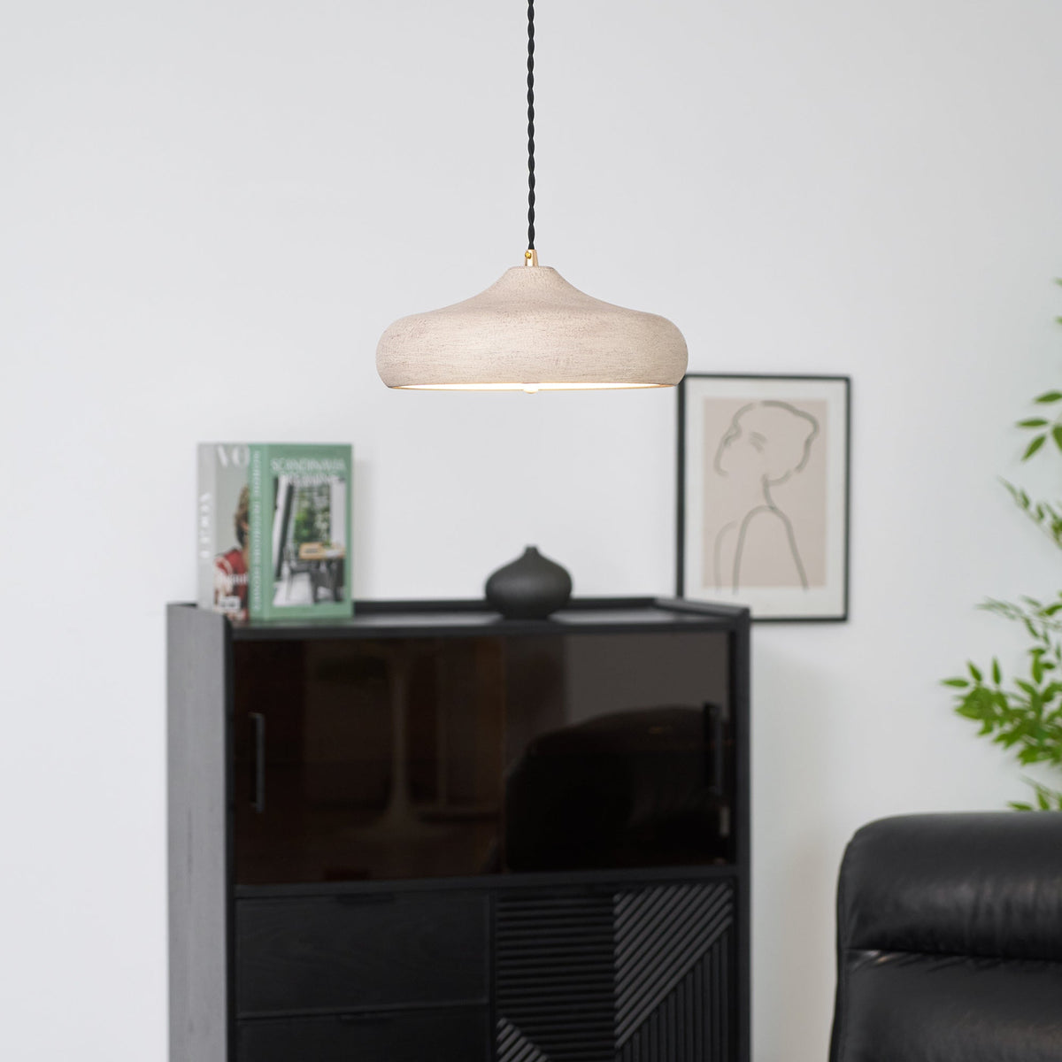 Etalyra Lampe Pendentive Métal Noir Minimaliste Moderne - Neutralighting