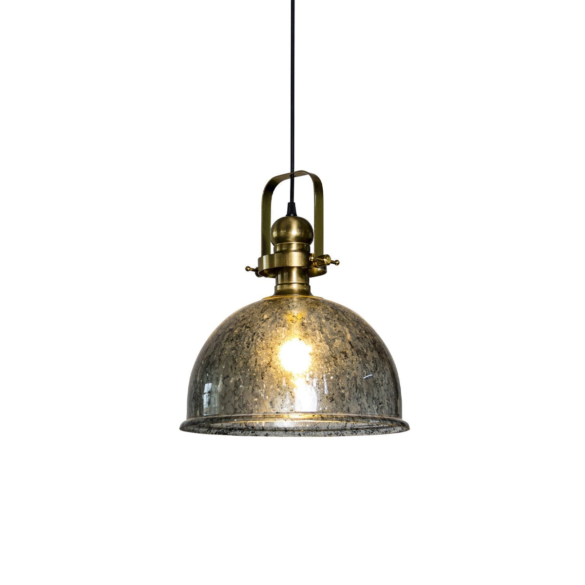 Ilvenel Lampe Pendentive Bois Verre Industriel Vintage - Neutralighting