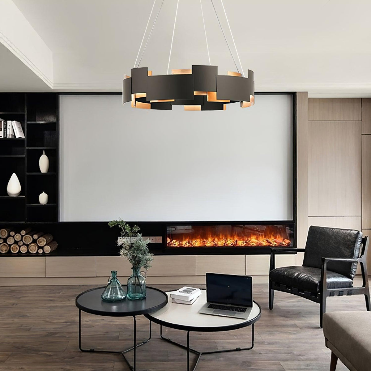 Lustra Chandelier Kichler Ovale Modules LED Écoénergétiques - Neutralighting
