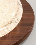 Kidson Plafonnier Résine Texturée Ton Bois LED - Neutralighting