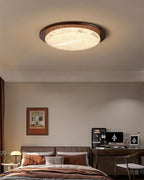 Kidson Plafonnier Résine Texturée Ton Bois LED - Neutralighting