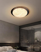 Kidson Plafonnier Résine Texturée Ton Bois LED - Neutralighting
