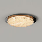 Kidson Plafonnier Résine Texturée Ton Bois LED - Neutralighting