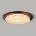 Kidson Plafonnier Résine Texturée Ton Bois LED - Neutralighting