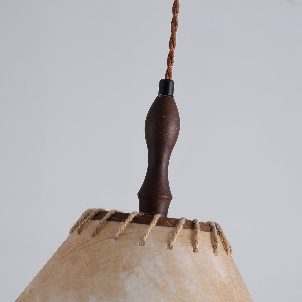 Kiko Lampe Pendante Tissu Chanvre Wabi Sabi Organique - Neutralighting