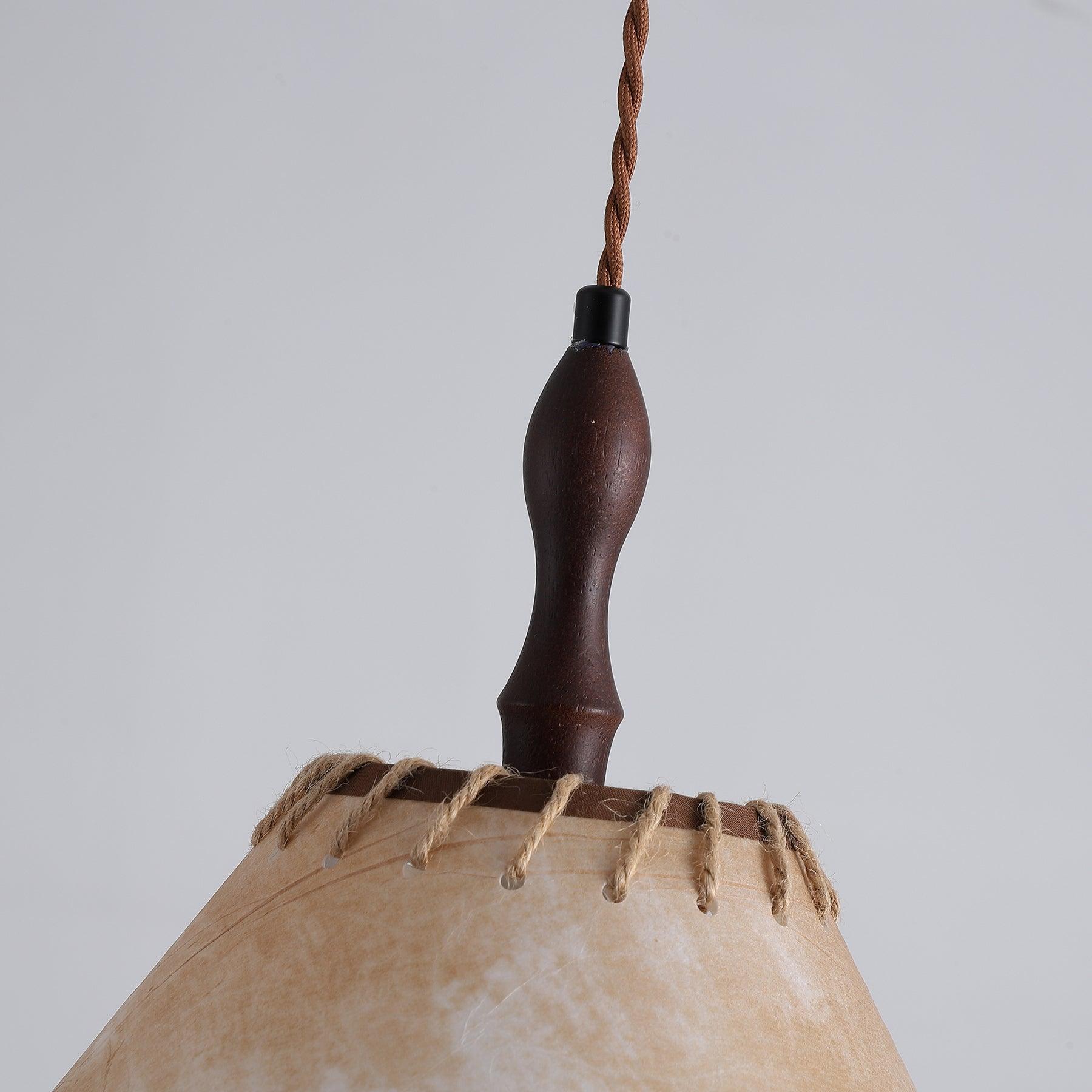 Kiko Lampe Pendante Tissu Chanvre Wabi Sabi Organique - Neutralighting
