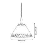 Kiko Lampe Pendante Tissu Chanvre Wabi Sabi Organique - Neutralighting