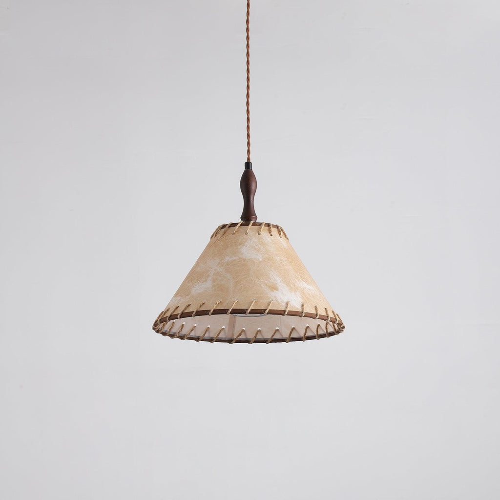 Kiko Lampe Pendante Tissu Chanvre Wabi Sabi Organique - Neutralighting