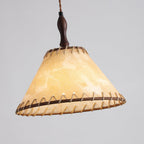 Kiko Lampe Pendante Tissu Chanvre Wabi Sabi Organique - Neutralighting