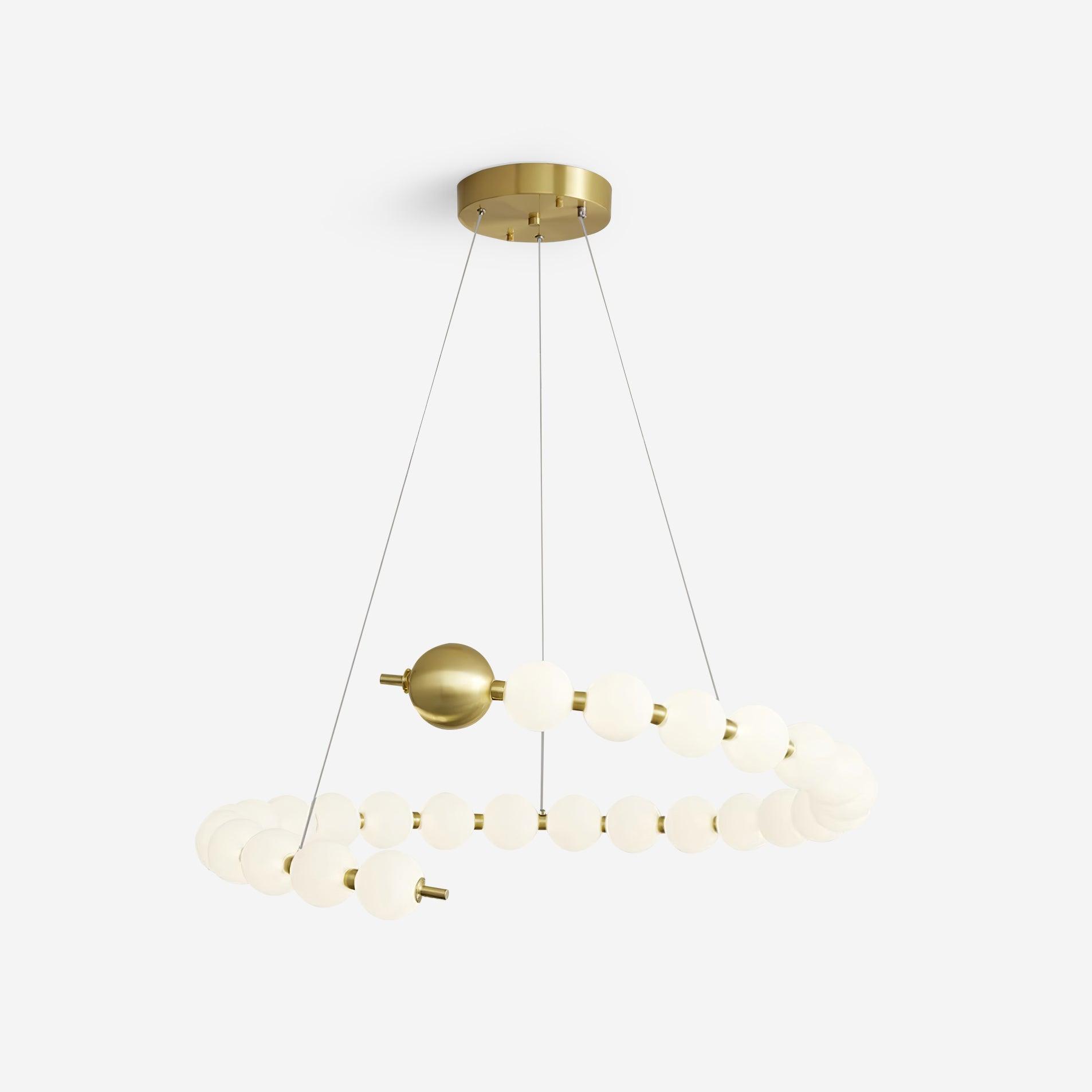 Lyra Chandelier Moderne Sphères Acryliques - Neutralighting