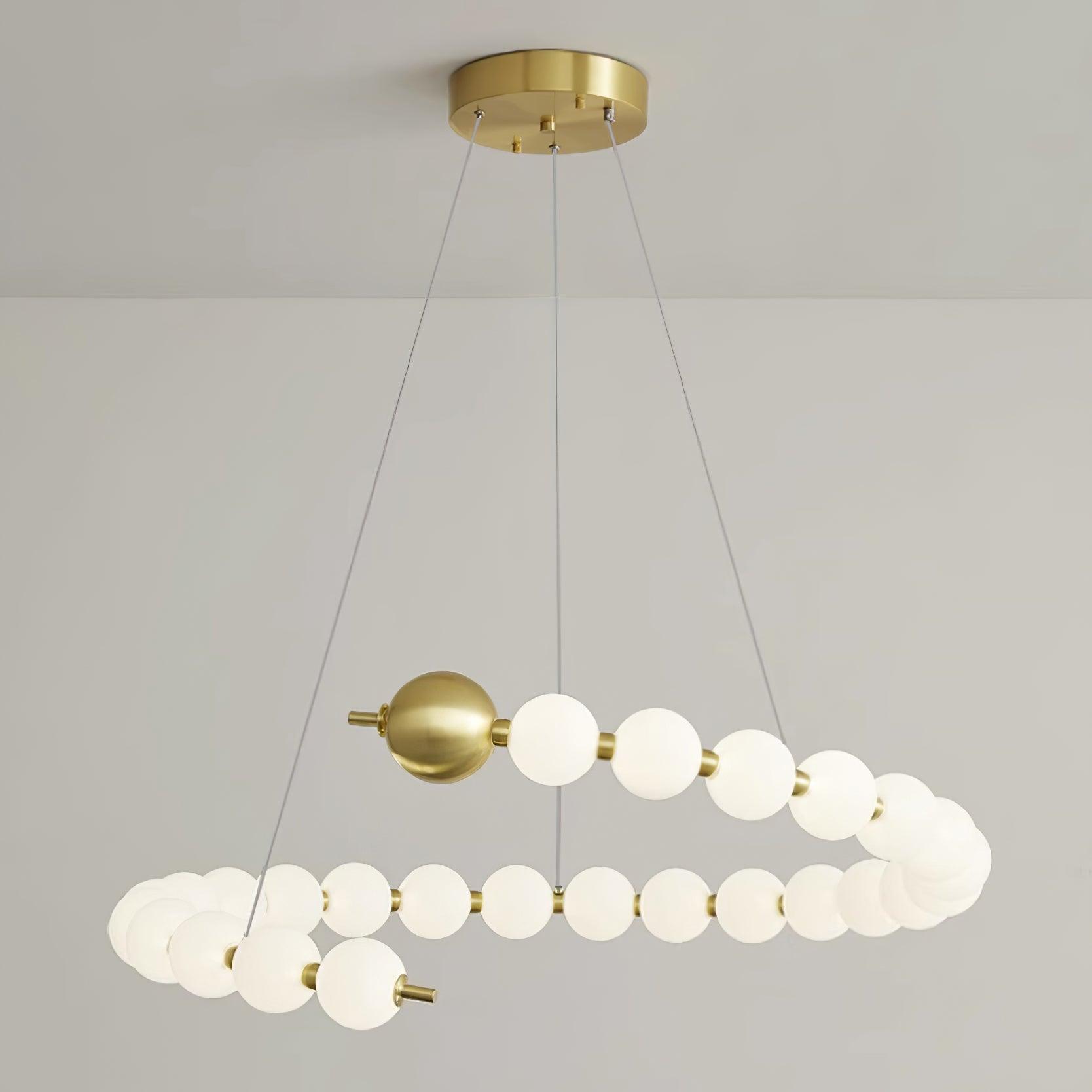 Lyra Chandelier Moderne Sphères Acryliques - Neutralighting