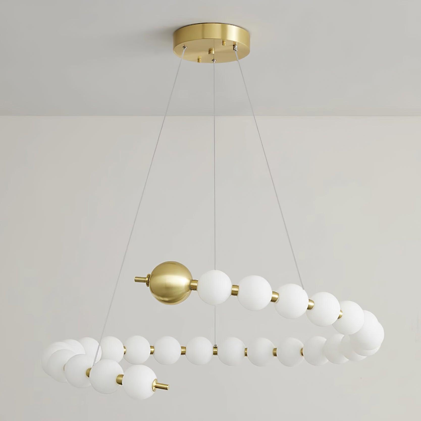 Lyra Chandelier Moderne Sphères Acryliques - Neutralighting