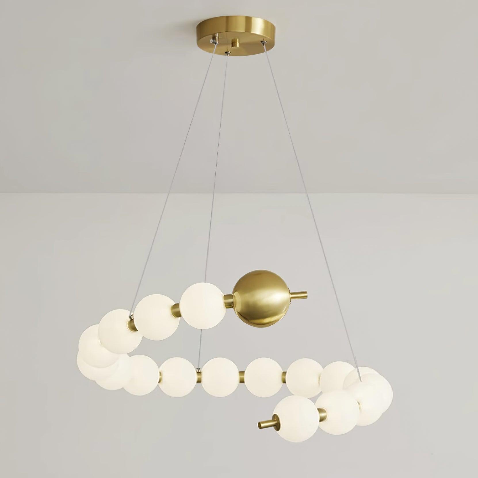 Lyra Chandelier Moderne Sphères Acryliques - Neutralighting