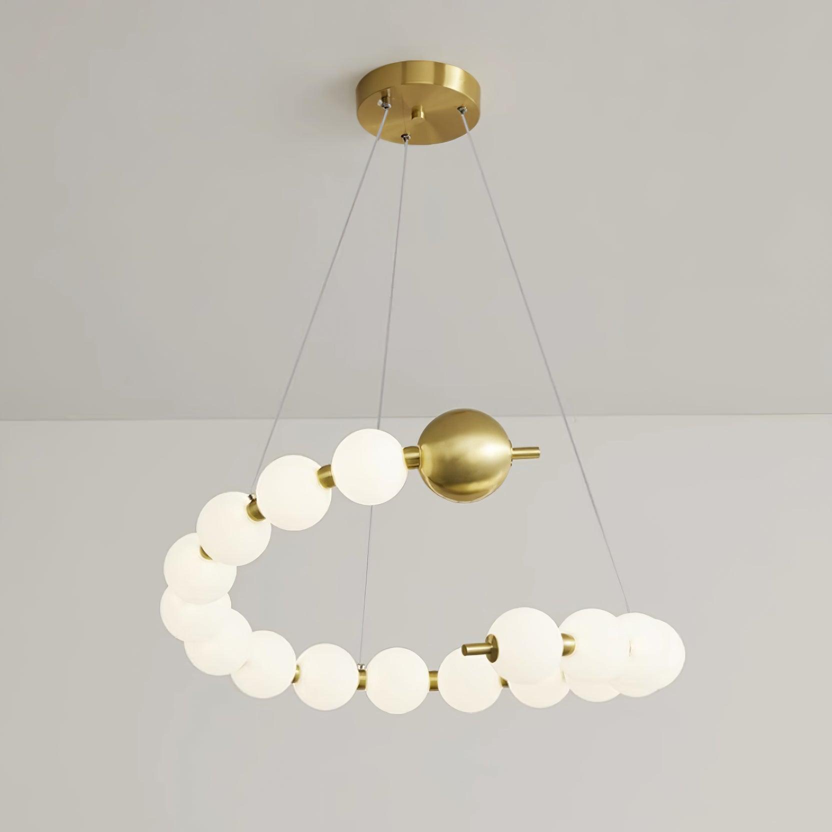 Lyra Chandelier Moderne Sphères Acryliques - Neutralighting