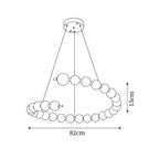 Lyra Chandelier Moderne Sphères Acryliques - Neutralighting