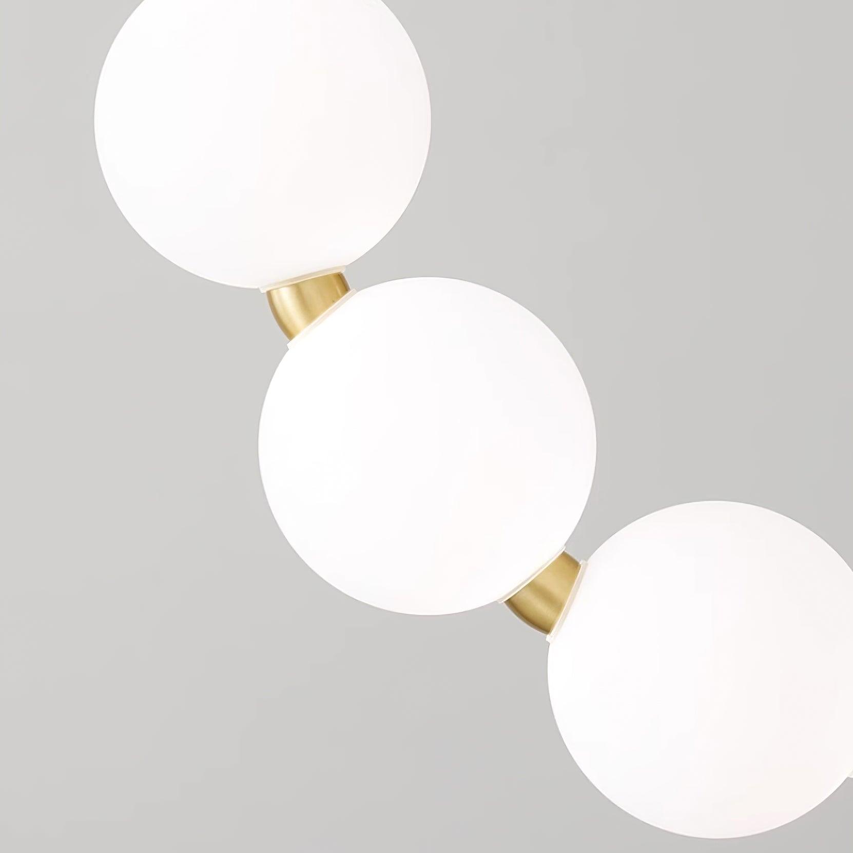 Lyra Chandelier Moderne Sphères Acryliques - Neutralighting