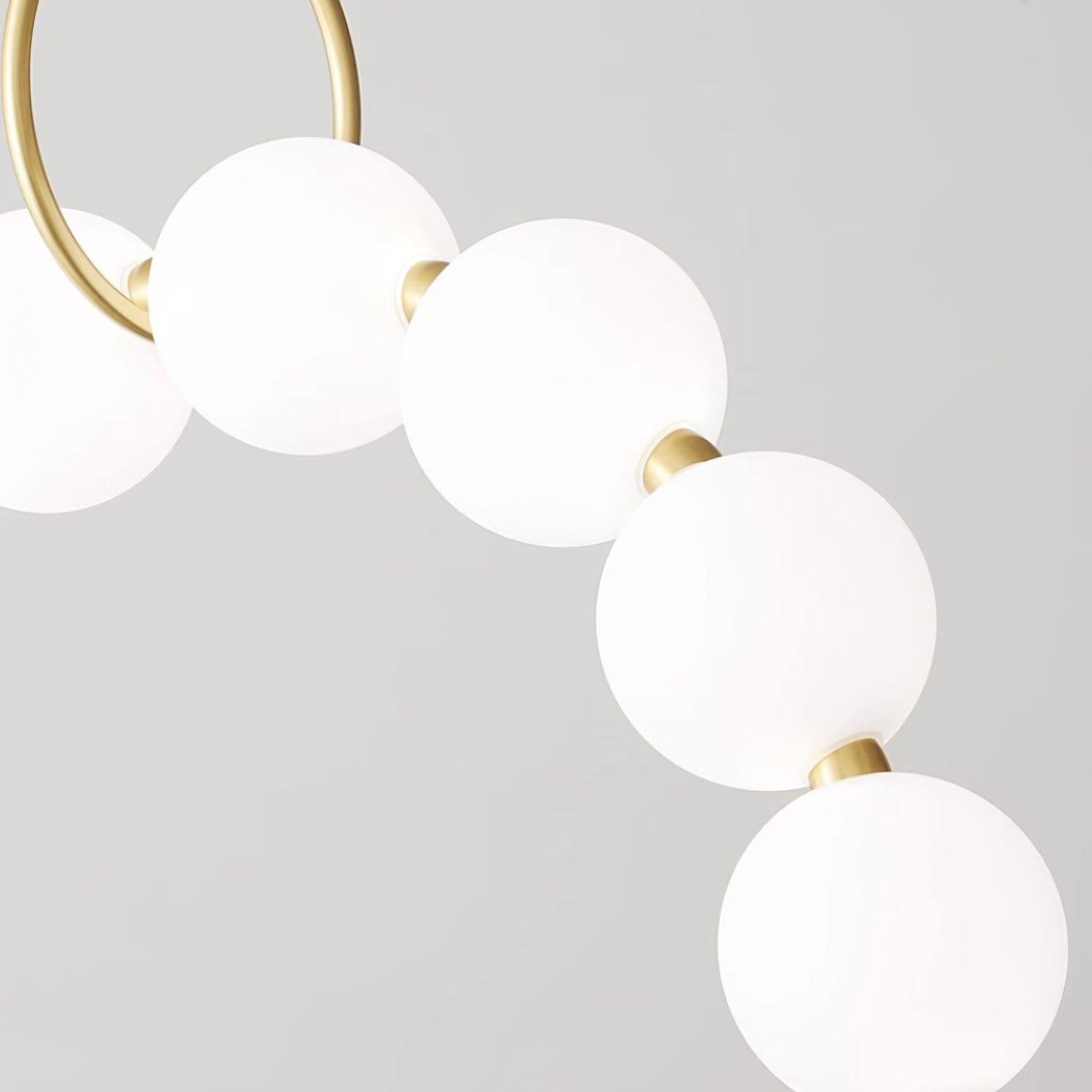 Lyra Chandelier Moderne Sphères Acryliques - Neutralighting