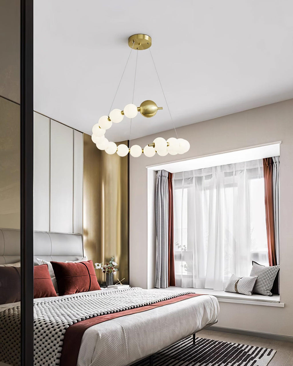 Lyra Chandelier Moderne Sphères Acryliques - Neutralighting