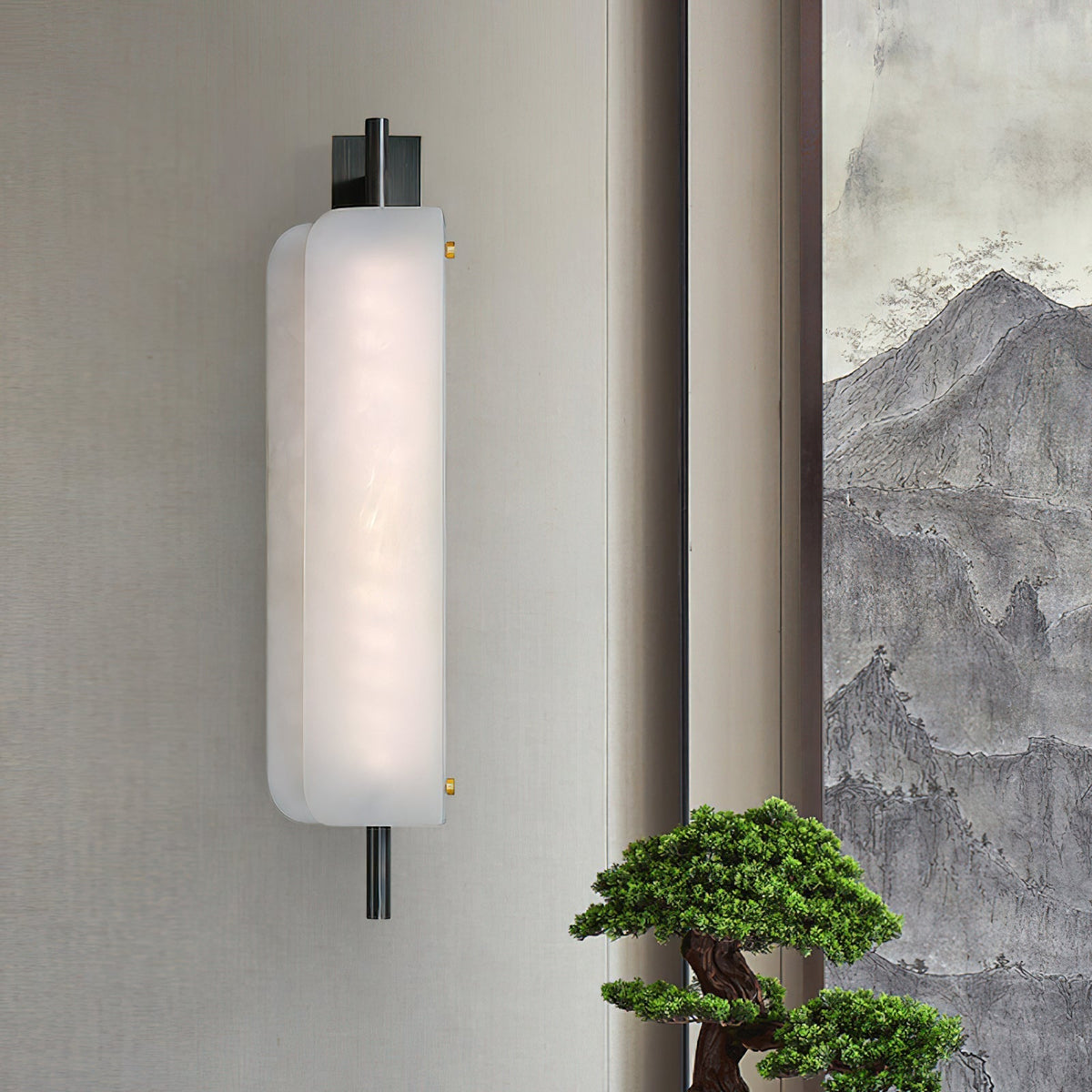 Cenore Applique Murale Albâtre Blanc Minimaliste Moderne - Neutralighting