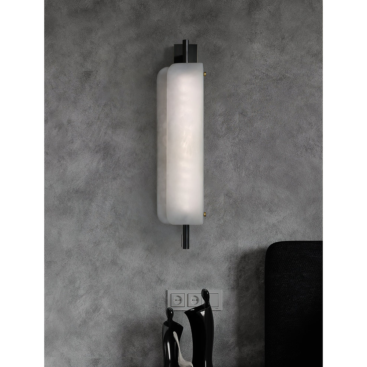 Cenore Applique Murale Albâtre Blanc Minimaliste Moderne - Neutralighting
