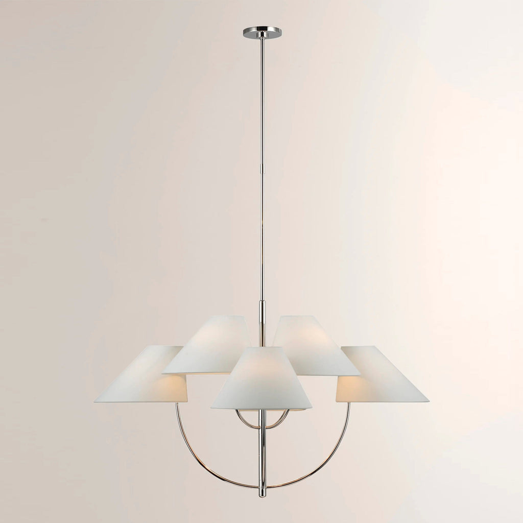 Armira Lustre Tissu Laiton Industriel Vintage - Neutralighting