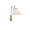 Nyphaiel Applique Murale Laiton Tissu Minimaliste Moderne - Neutralighting