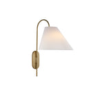 Nyphaiel Applique Murale Laiton Tissu Minimaliste Moderne - Neutralighting