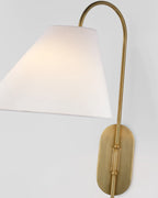 Nyphaiel Applique Murale Laiton Tissu Minimaliste Moderne - Neutralighting