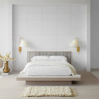 Nyphaiel Applique Murale Laiton Tissu Minimaliste Moderne - Neutralighting