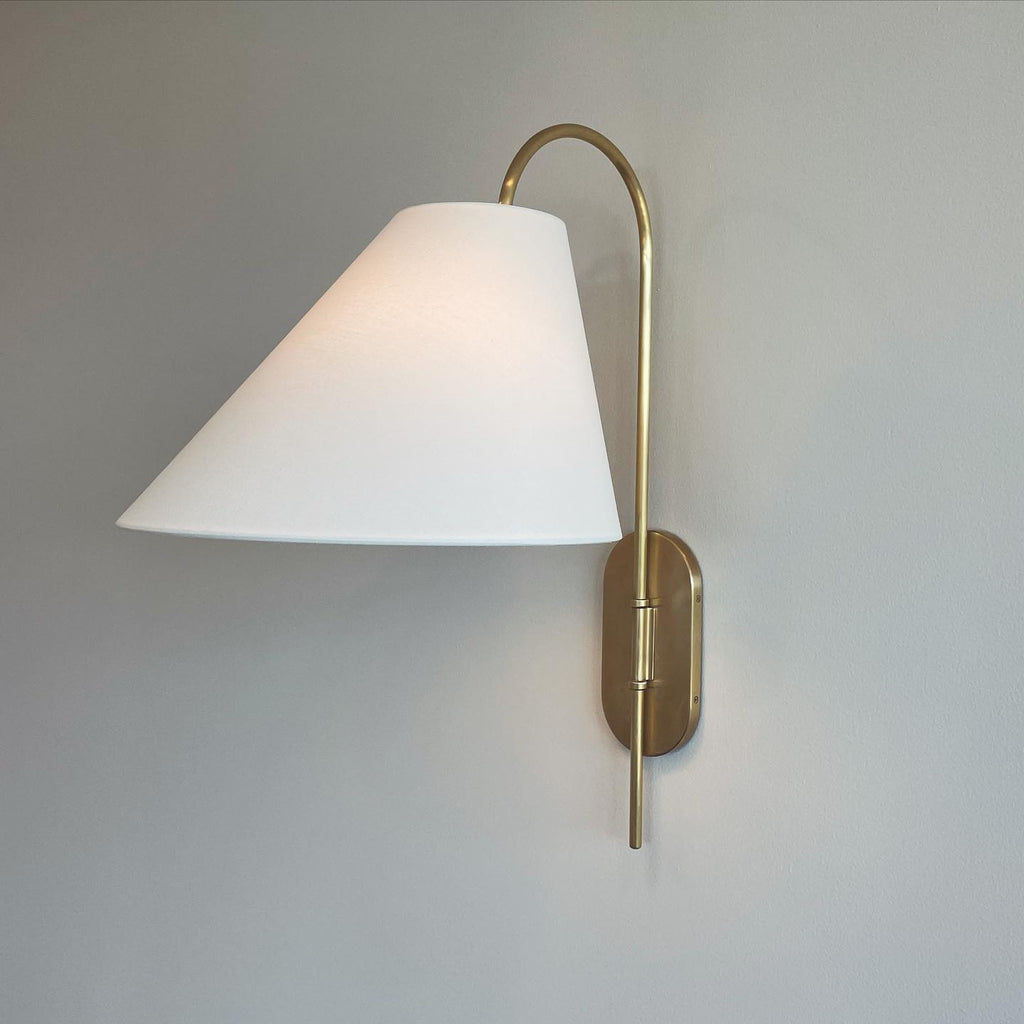 Nyphaiel Applique Murale Laiton Tissu Minimaliste Moderne - Neutralighting