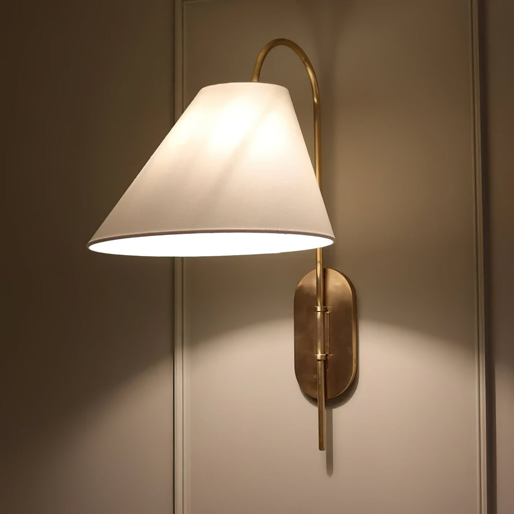 Nyphaiel Applique Murale Laiton Tissu Minimaliste Moderne - Neutralighting
