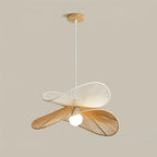 Suspension Tissé Chanvre Ombre Sculptural Naturel Moderne - Neutralighting