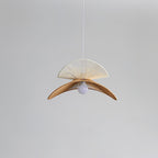 Suspension Tissé Chanvre Ombre Sculptural Naturel Moderne - Neutralighting