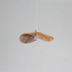 Suspension Tissé Chanvre Ombre Sculptural Naturel Moderne - Neutralighting