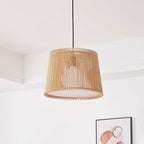 Kitami Lampe Suspendue Lamelles en Bois Bohème - Neutralighting