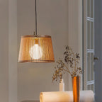 Kitami Lampe Suspendue Lamelles en Bois Bohème - Neutralighting