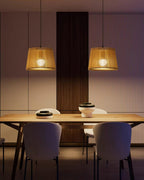 Kitami Lampe Suspendue Lamelles en Bois Bohème - Neutralighting