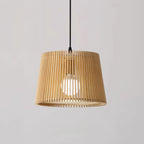 Kitami Lampe Suspendue Lamelles en Bois Bohème - Neutralighting