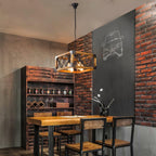 Grid Lustre Rectangulaire Pour Îlot de Cuisine - Neutralighting