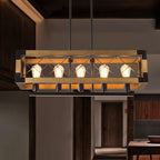 Grid Lustre Rectangulaire Pour Îlot de Cuisine - Neutralighting
