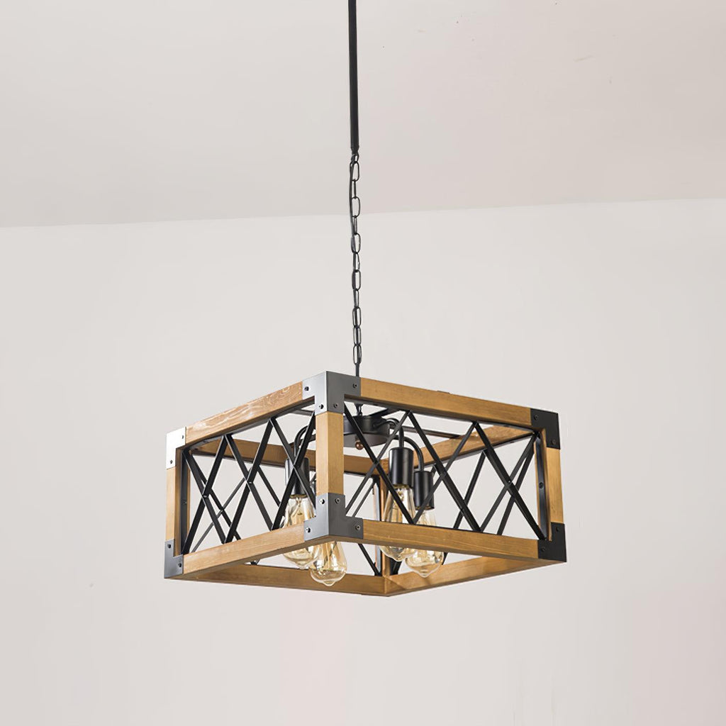 Grid Lustre Rectangulaire Pour Îlot de Cuisine - Neutralighting