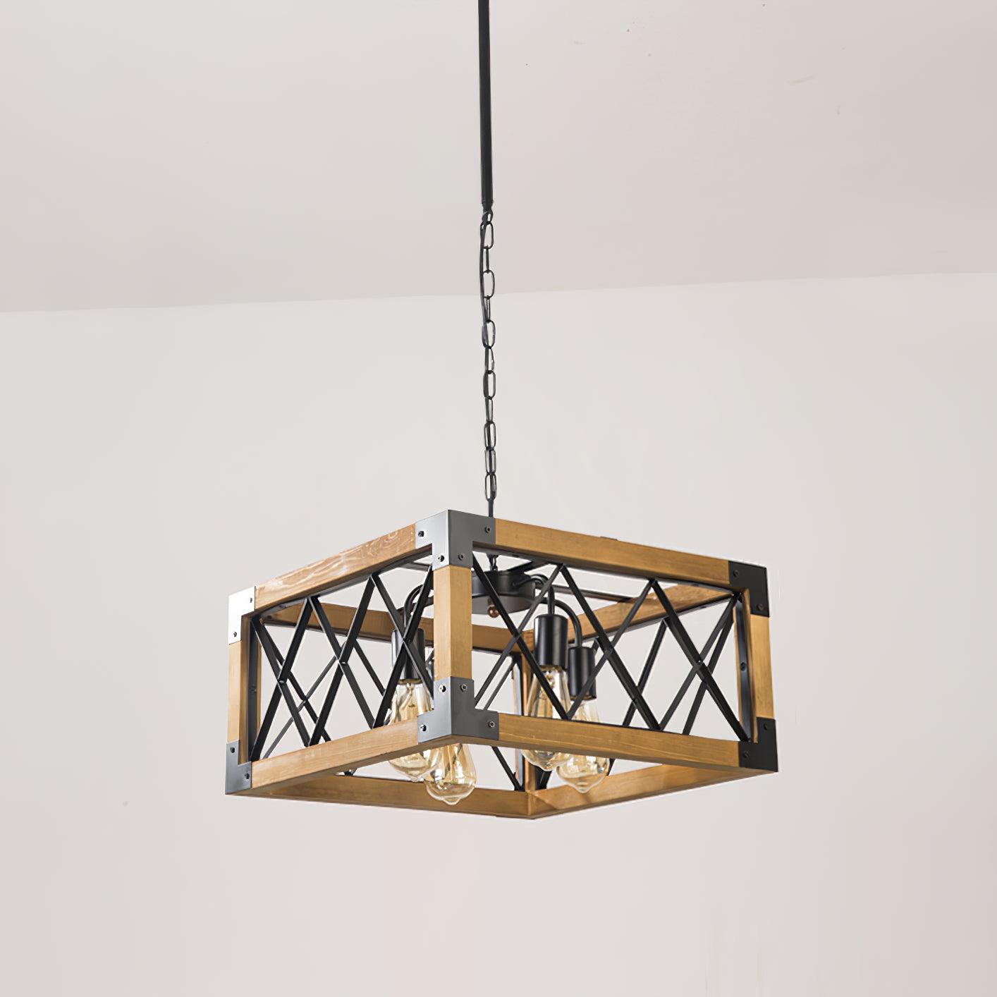 Grid Lustre Rectangulaire Pour Îlot de Cuisine - Neutralighting