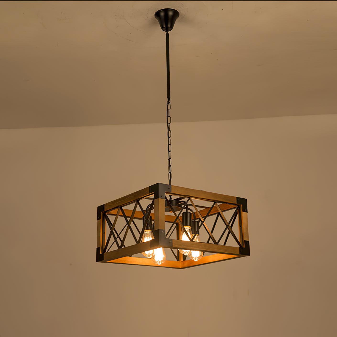 Grid Lustre Rectangulaire Pour Îlot de Cuisine - Neutralighting