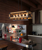 Grid Lustre Rectangulaire Pour Îlot de Cuisine - Neutralighting