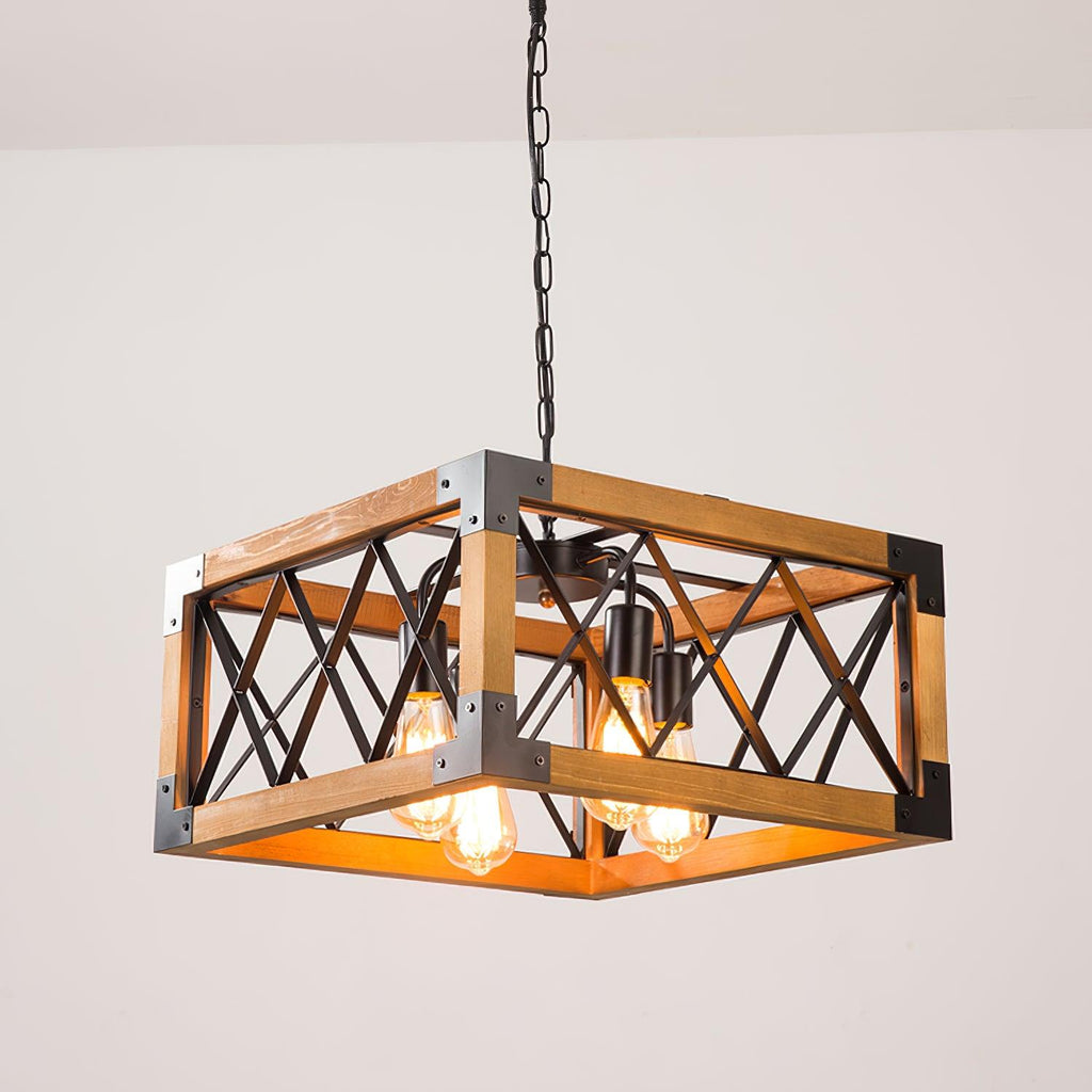 Grid Lustre Rectangulaire Pour Îlot de Cuisine - Neutralighting